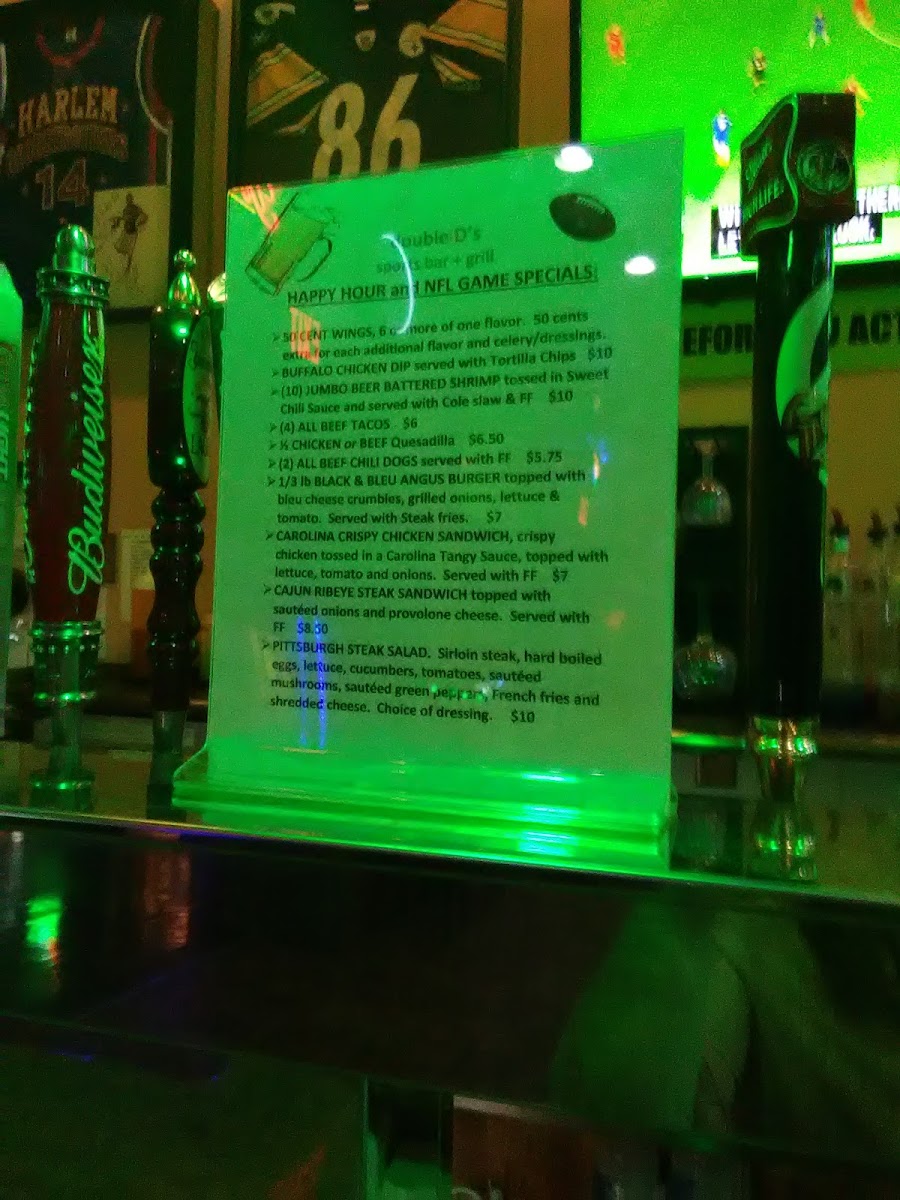 Double D Bar & Grill Menu - Image 6